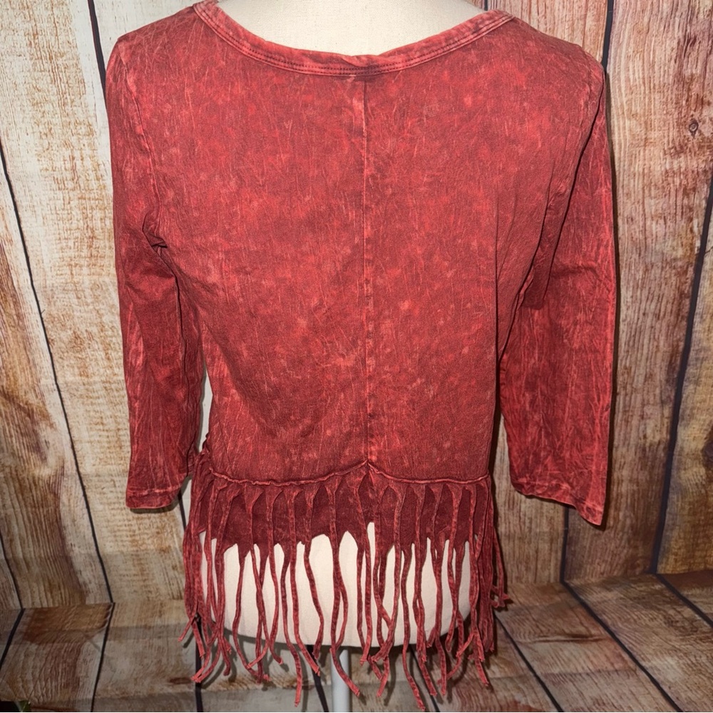 Women’s Affliction Fringe top size Small - Picture 6 of 10